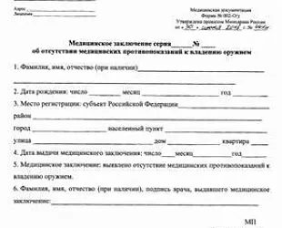 Новости: В 2017 году обновится порядок медосвидетельствования соискателей на оружейные лицензии
