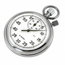 6. Секундомер — техническое средство, предназначенное для измерения интервалов времени с точностью до долей секунды 